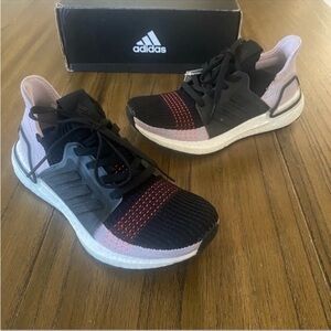 Adidas Ultraboost 19 black running shoes sneakers